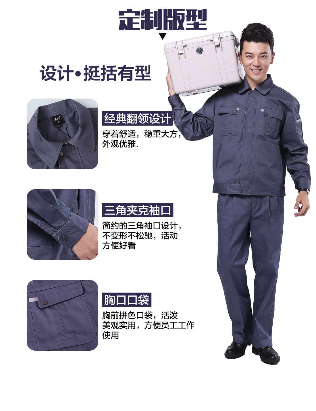 设计师设计劳保服工作服版型